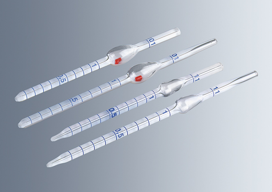 Blood diluting pipettes